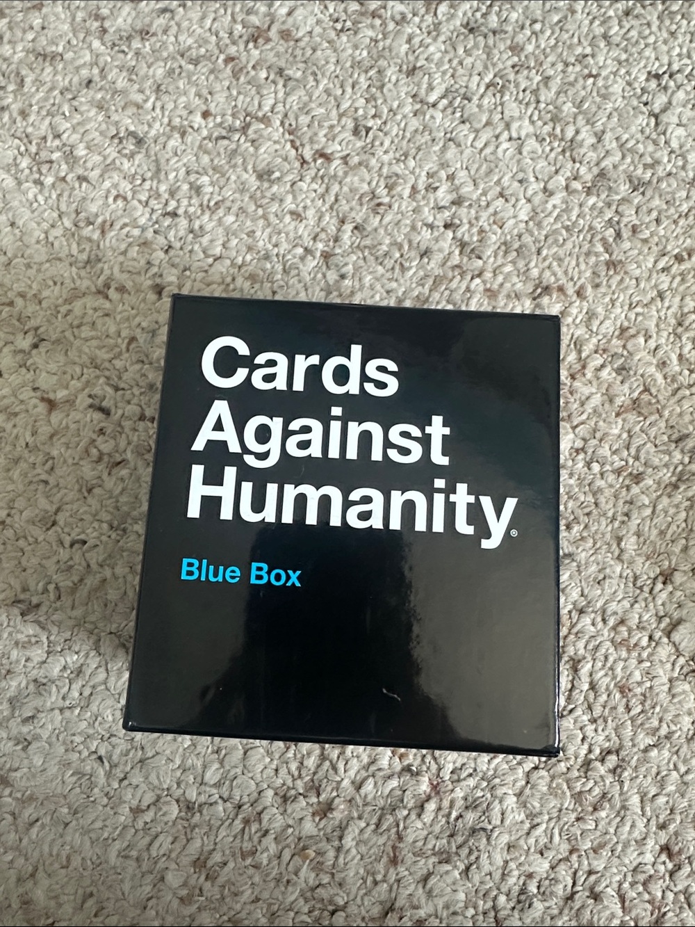 Cards Against Humanity Blue Box Party Card Game - Black/Blue